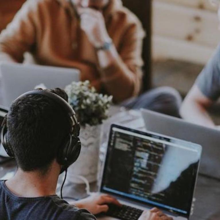 People working together in an office
